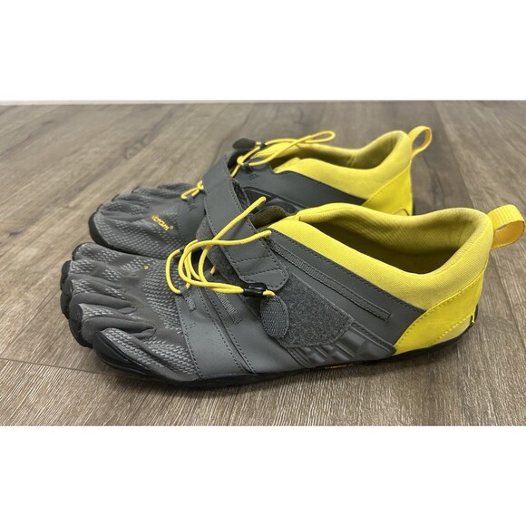 Vibram Mens FiveFingers V Train 2.0 Shoes Gray Yellow 49 EU 13-14 US main image 8